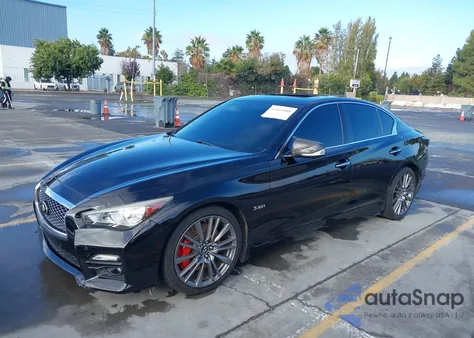 2017 Infiniti Q50 3.0T Red Sport 400 из США, поврежденный, VIN JN1FV7APXHM851133